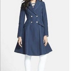 SJP Navy Manhattan Spring Coat